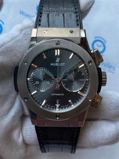 Hublot Classic Fusion Chronograph Automatic Grey Dial Men's.